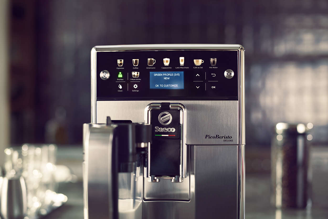 Saeco PicoBaristo Deluxe automatikus kávégép | Philips Saeco PicoBaristo Deluxe automatikus kávégép | Philips