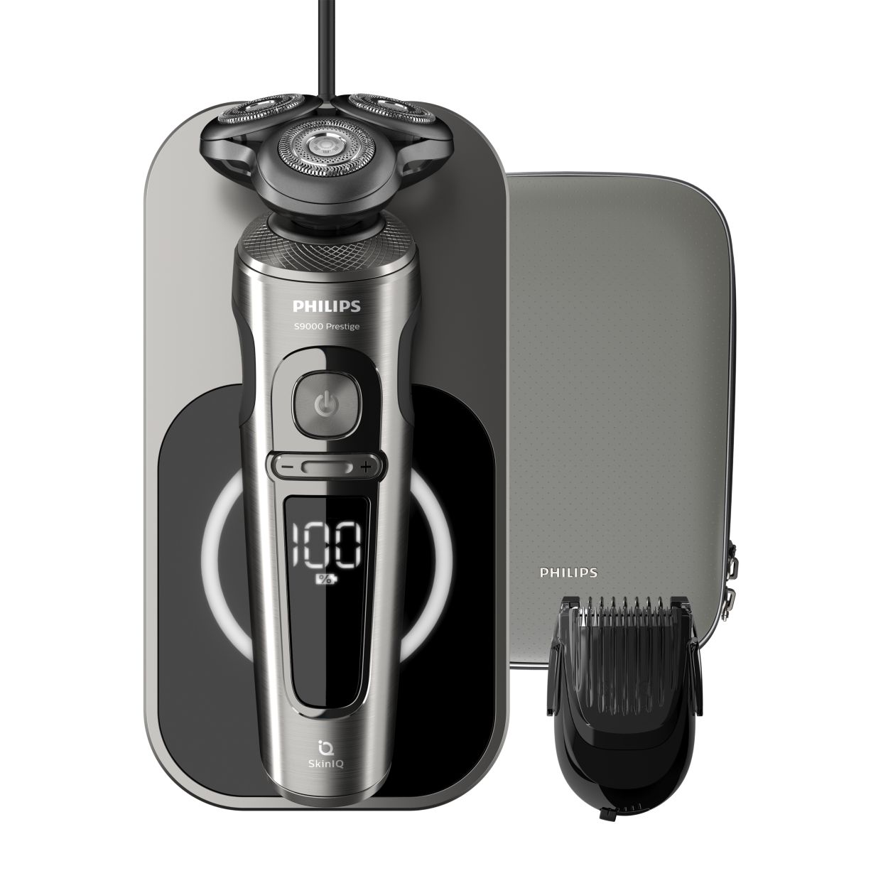 Shaver S9000 Prestige Elektrischer Nass- und Trockenrasierer, Series ...