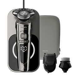 Shaver S9000 Prestige Máquina barbear elétrica a húmido e seco, série 9000