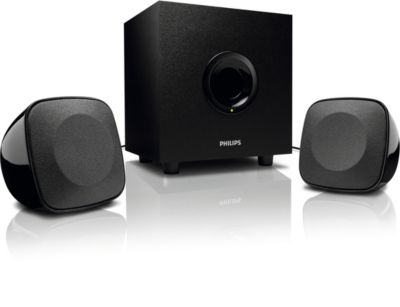 philips 2.1 multimedia speaker system