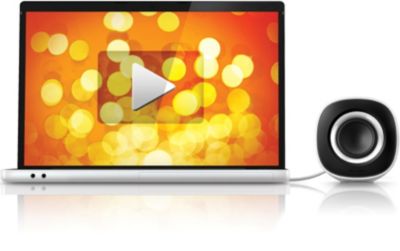 philips 2.0 speakers with usb plug