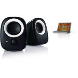 Enceintes USB pour ordinateur portable