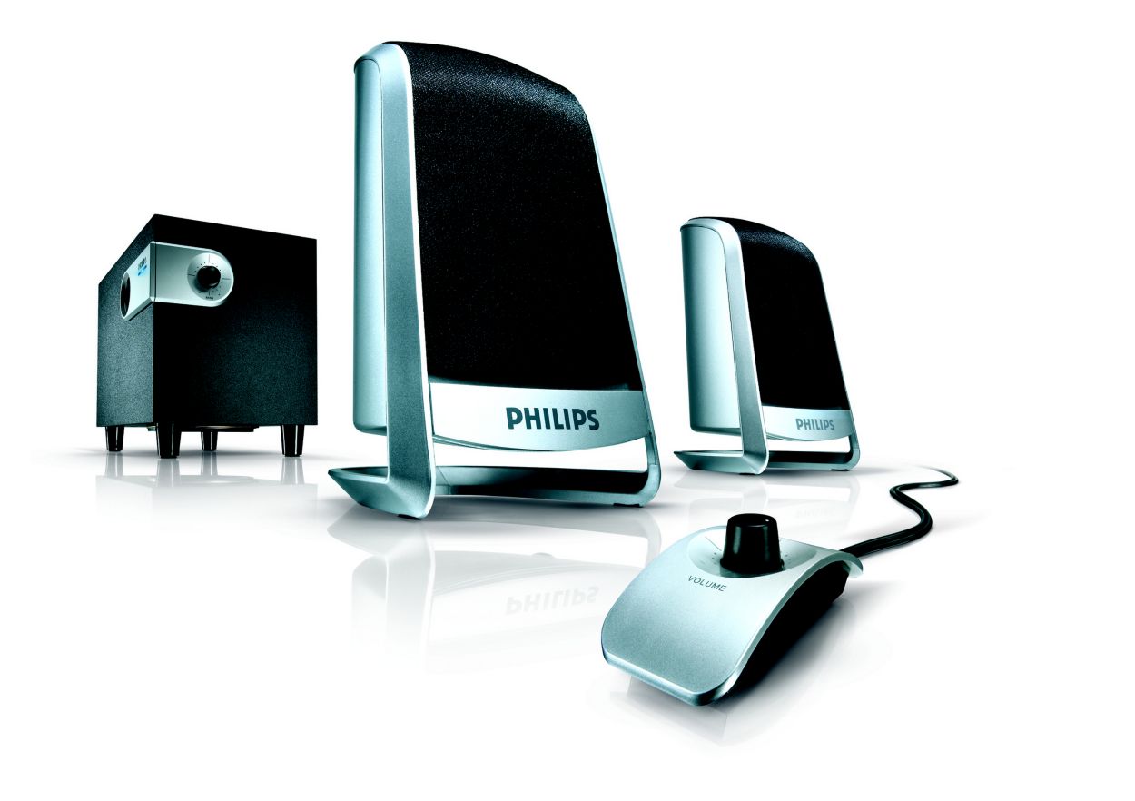 Multimedia Speakers 2 1 Spa2300 00 Philips