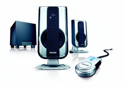 philips 2.1 speakers remote