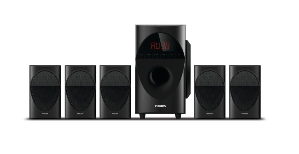 Включи звук филипс. Акустическая система 5.1Defender 90 ватт. Сабвуфер Philips 5.1. Speaker System Philips fb362. 6000w PMPO Philips 3.1 Speaker