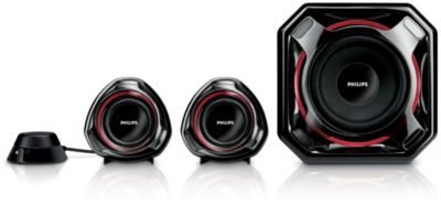 philips 2.1 sound system