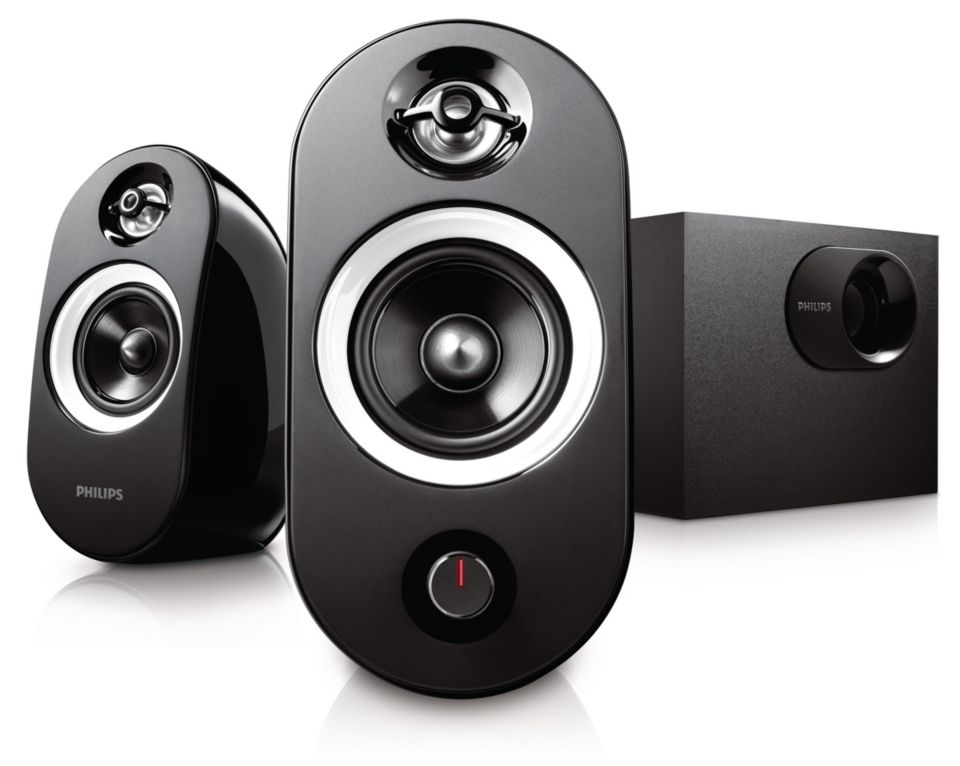 Philips multimedia speakers hot sale 2.1 with subwoofer