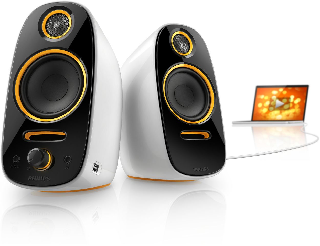 Interessant Zonder Haringen Multimedia Speakers 2.0 SPA7210/17 | Philips