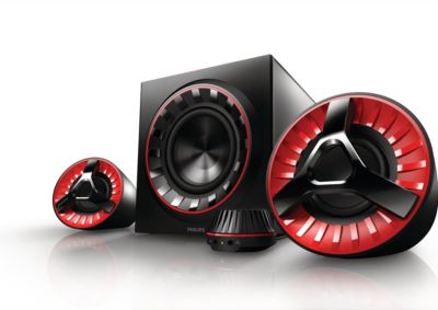 philips 2.1 channel speakers