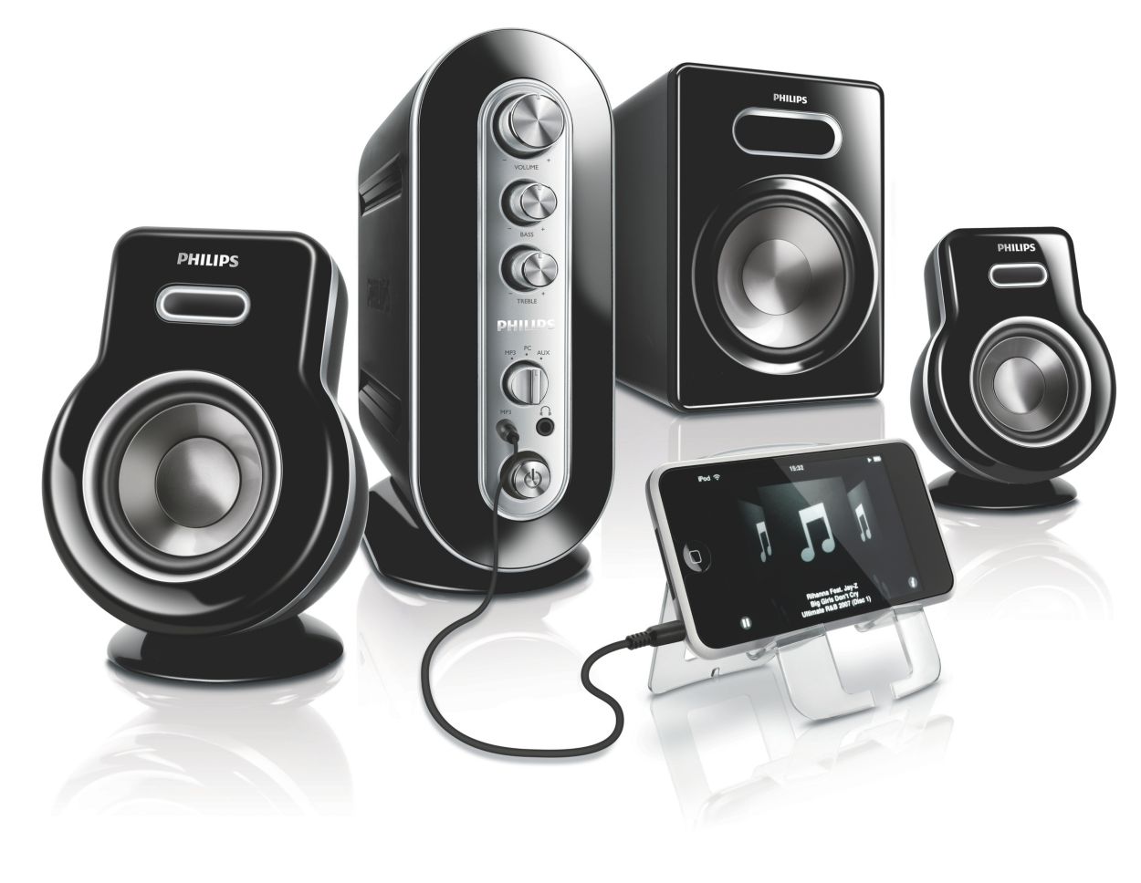 Multimedia Speakers 2.1 SPA9350/10 Philips