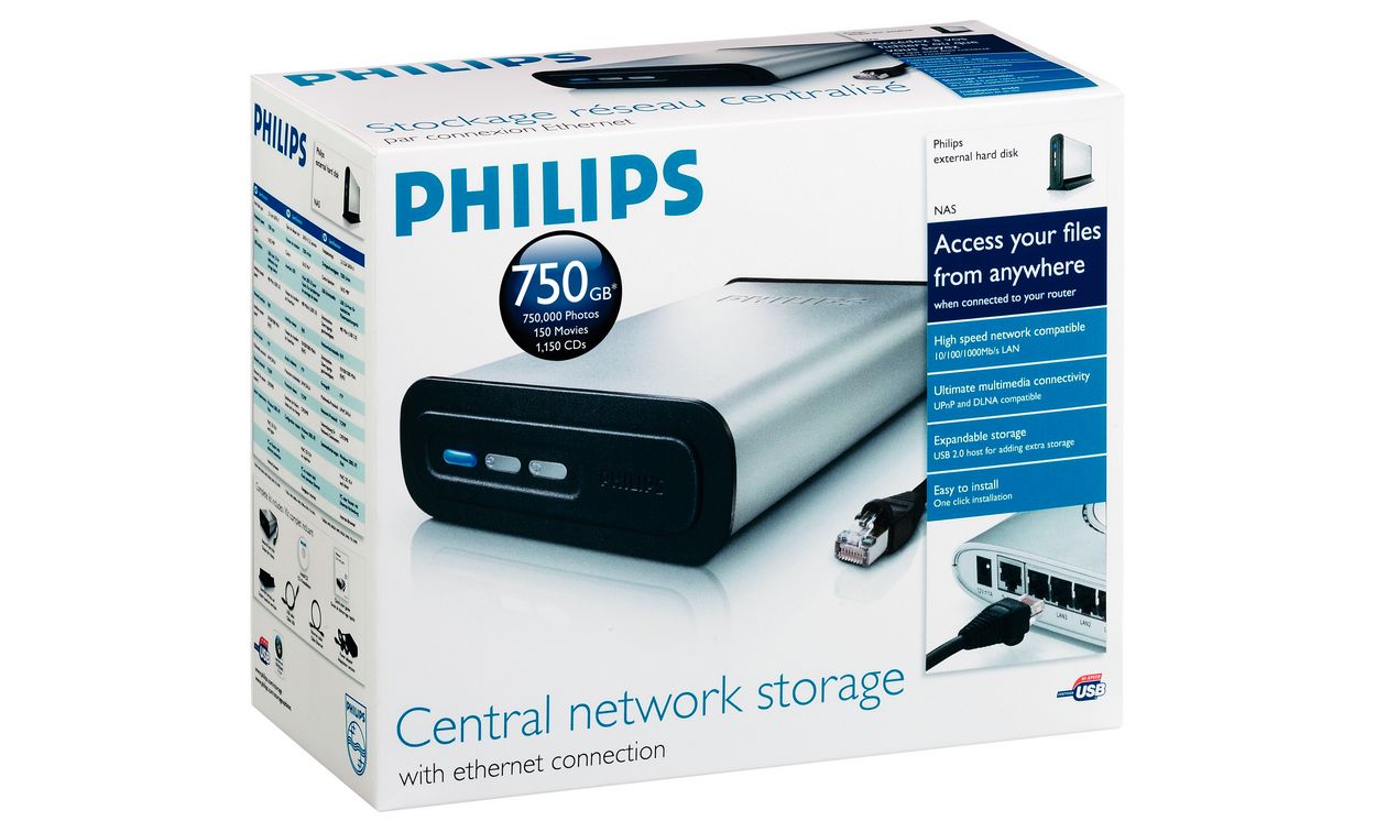 Ekstern harddisk SPD8025CC/10 Philips