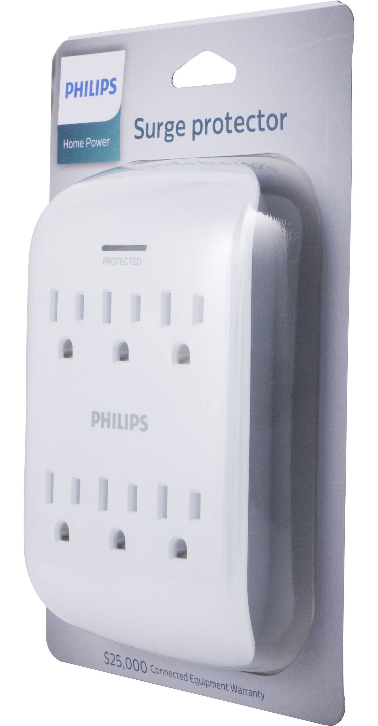 Philips SPP3461WF/37 - Extensor inteligente de 5 tomacorrientes, enchufe de  pared, 2 tomas de corriente Wi-Fi independientes, 3 clavijas, 490 julios