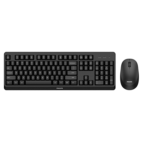 SPT6307BL/01  Set met draadloos toetsenbord en draadloze muis
