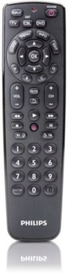 Télécommande Philips RC1123333/01 – Originale – Pour TV Et Magnétoscope 14PV110/07 – Noir