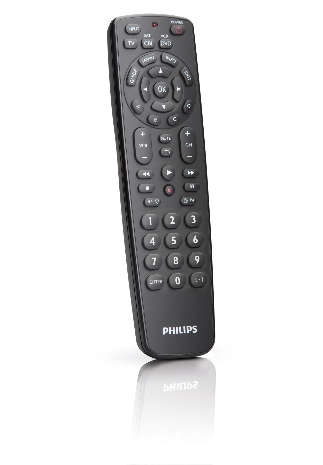Philips Télécommande universelle 3 en 1 SRP6013, remplacement idéal