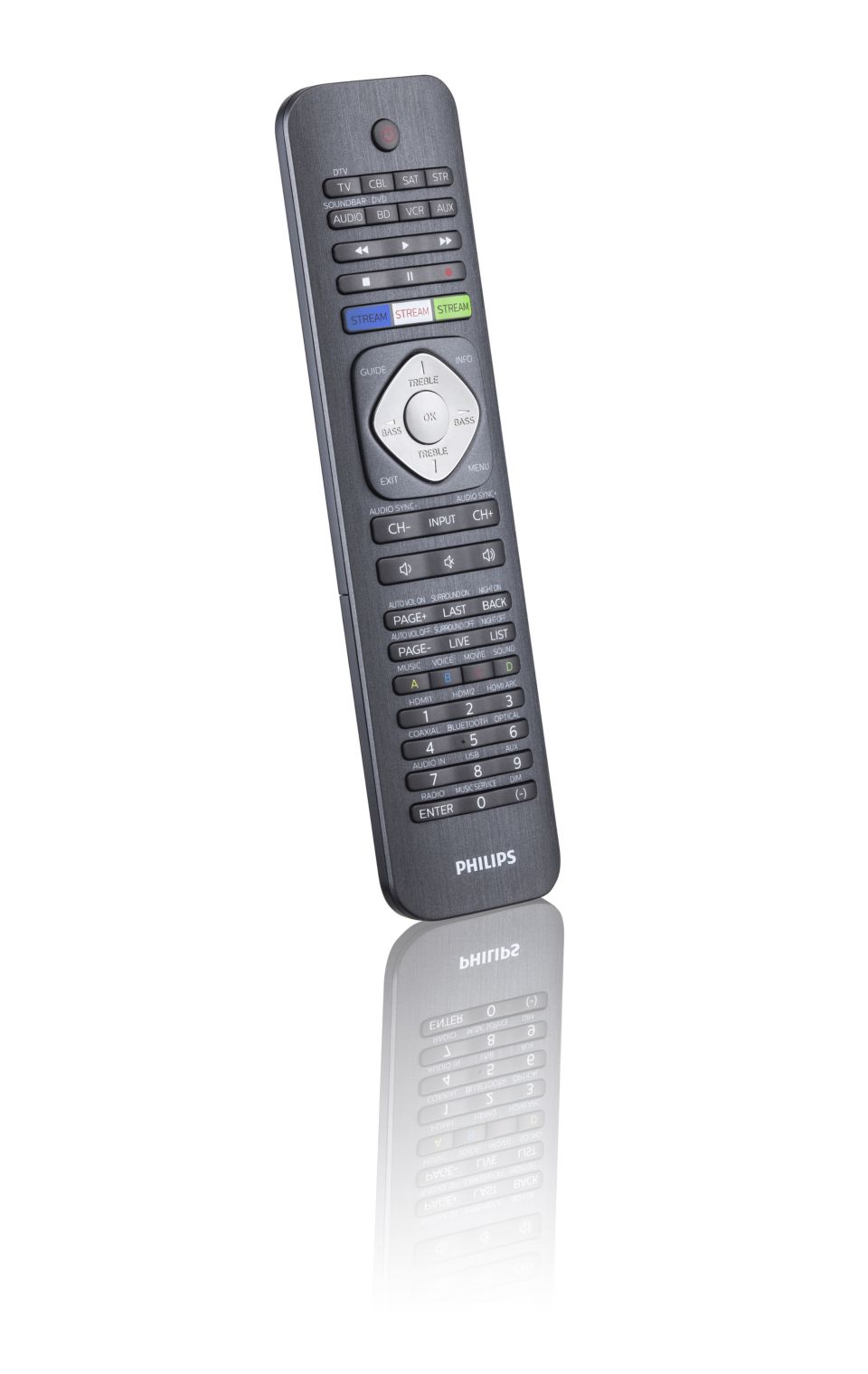 Philips Télécommande universelle 8 en 1 Streaming Plus SRP5018