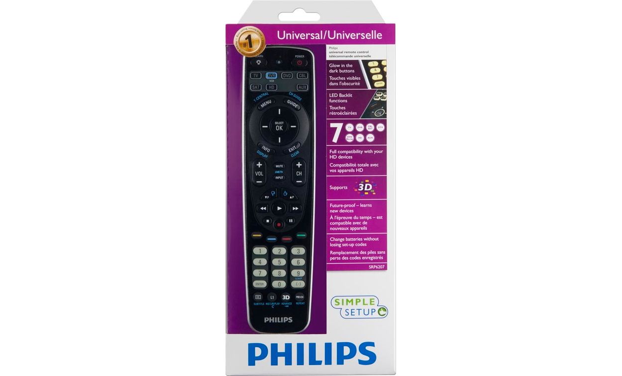 Perfect replacement Universal remote control SRP9232D/27