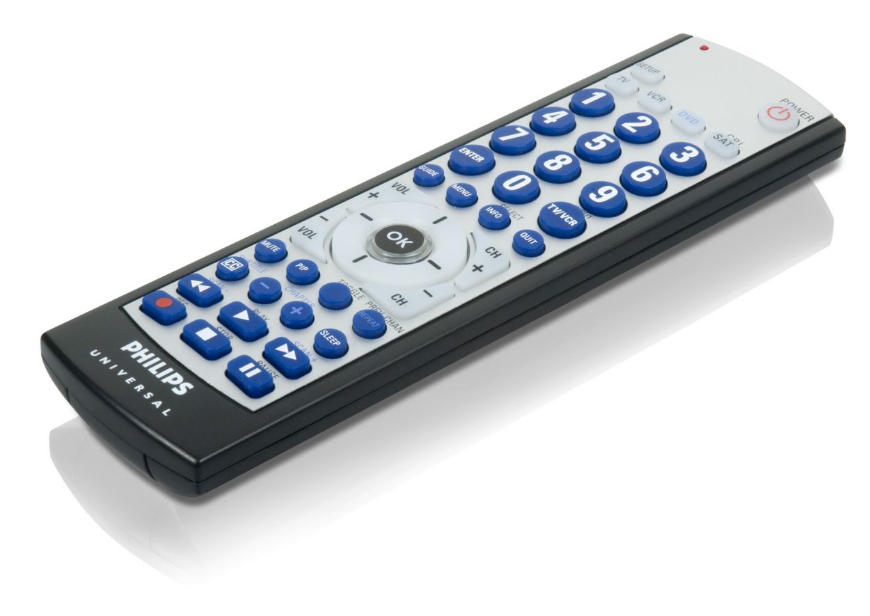 Universal Remote Control Sru3004 27 Philips