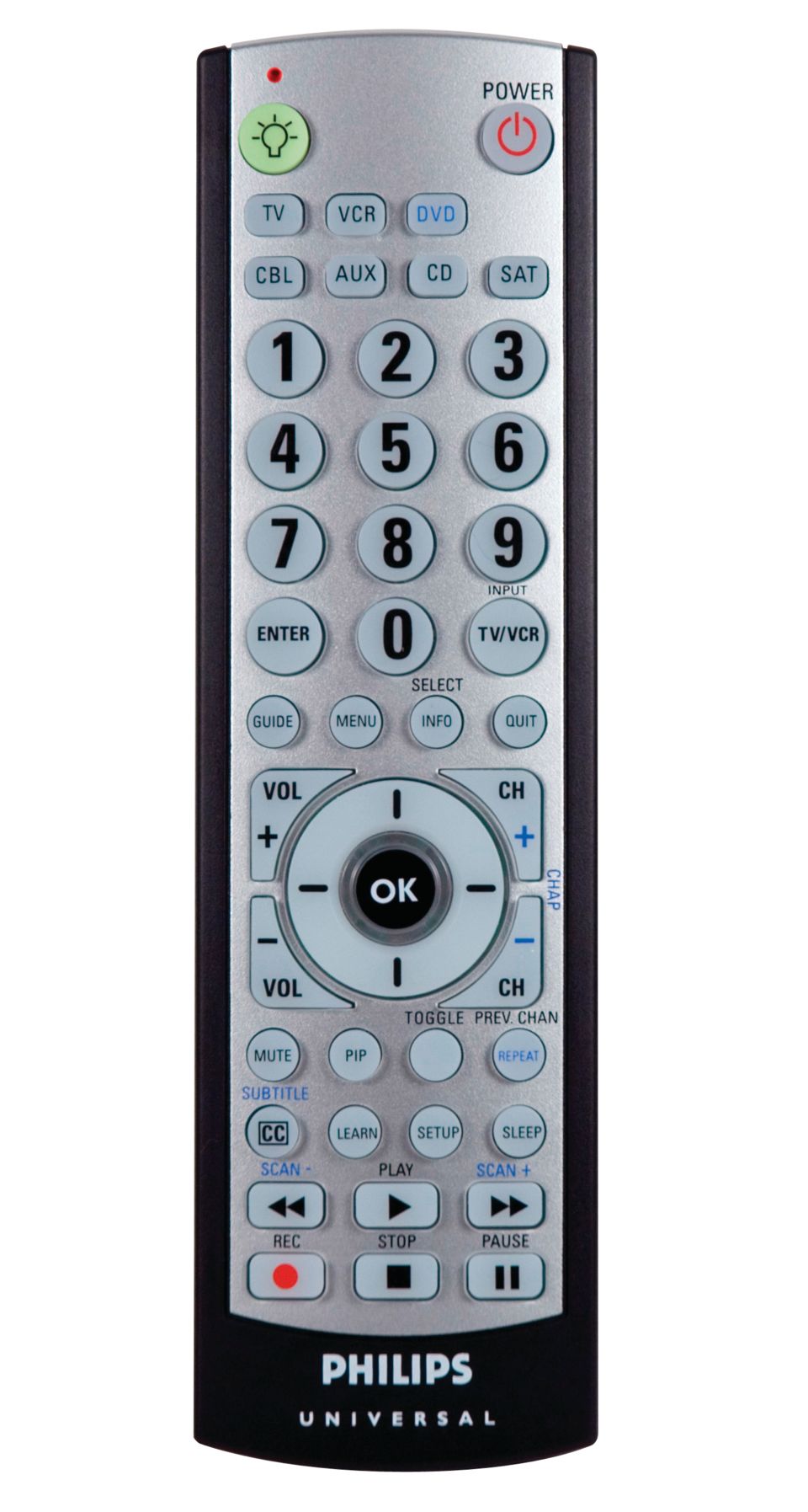 Télécommande Philips universelle adaptée à tous les téléviseurs Philips  (avec bouton