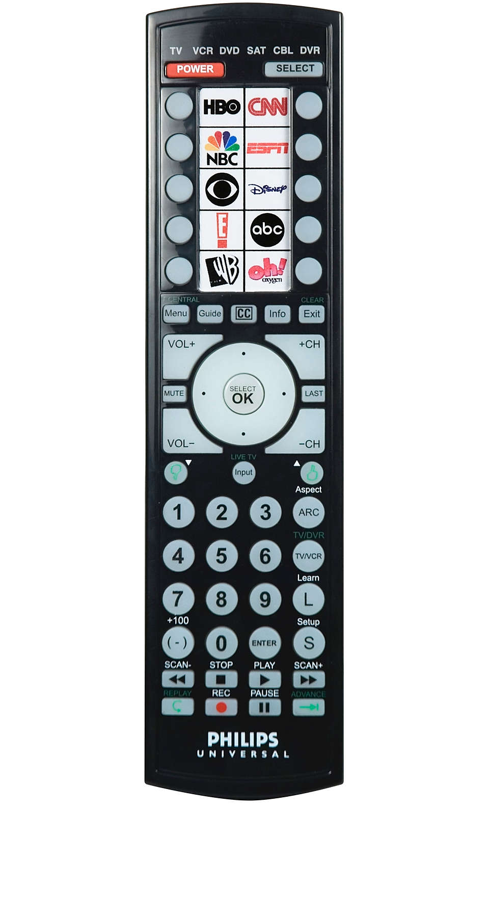 Perfect replacement Universal remote control SRU4106/27 | Philips