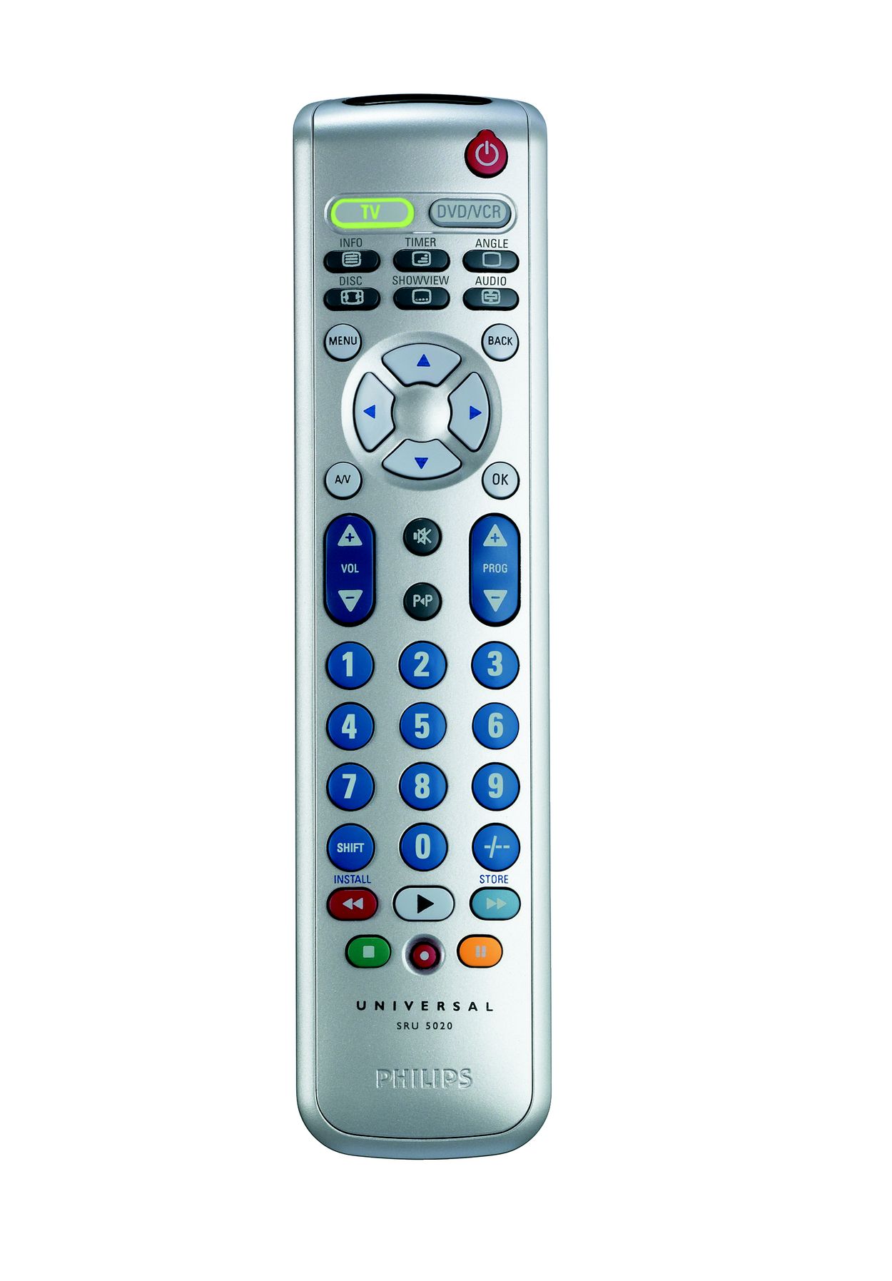 SRP5002 Mando para TV / DVD ( R ) Philips. Dispone de dos modos, uno para  el tv y otro para el grabador de dvd y disco duro. Inc - CECASA
