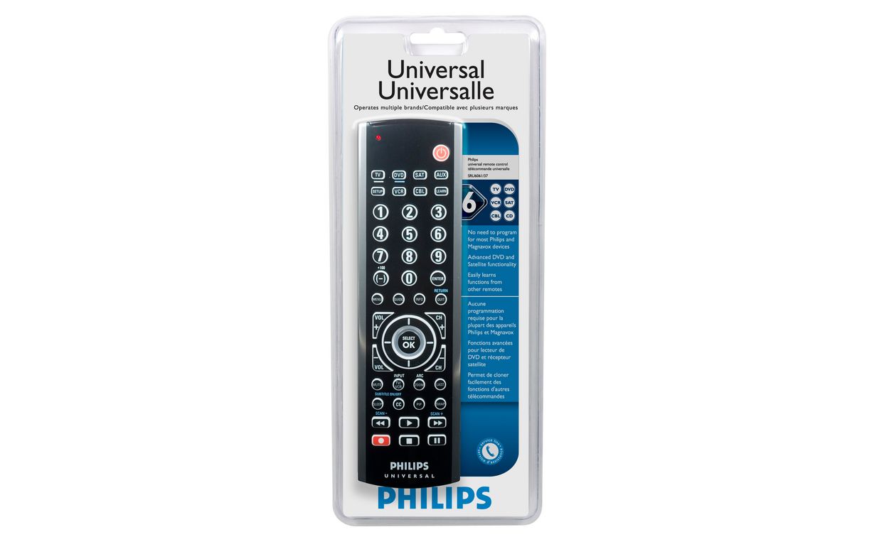 Universal - La télécommande du lecteur DVD Philips est universelle pour  presque tous les modèles. - Telecommande Universelle - Rue du Commerce