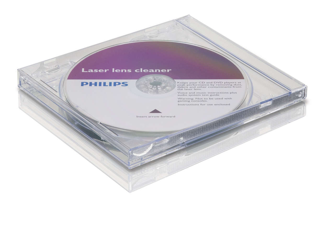 Notīra un aizsargā CD/DVD atskaņotāju
