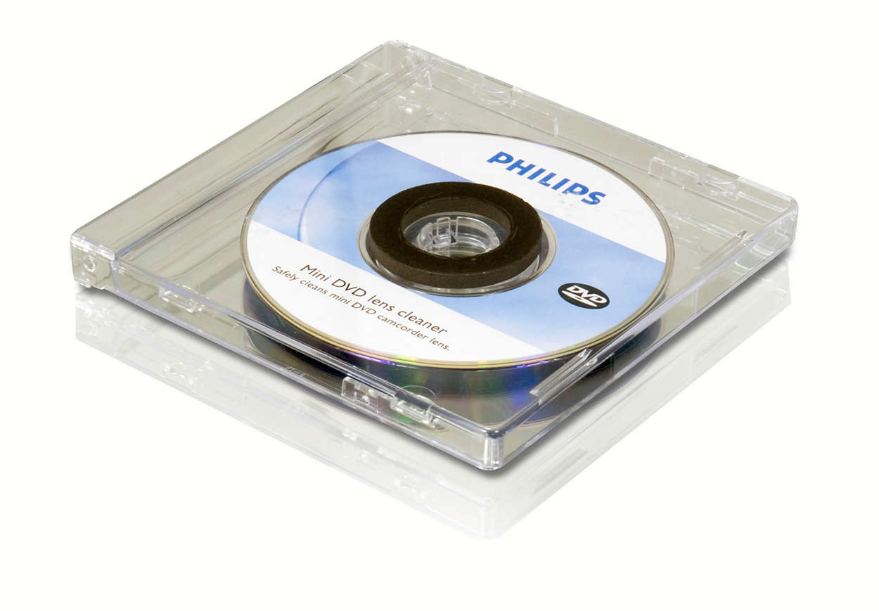 Очистка линз привода видеокамеры mini DVD