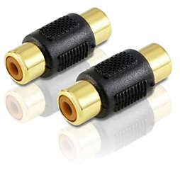 RCA in-line connectors
