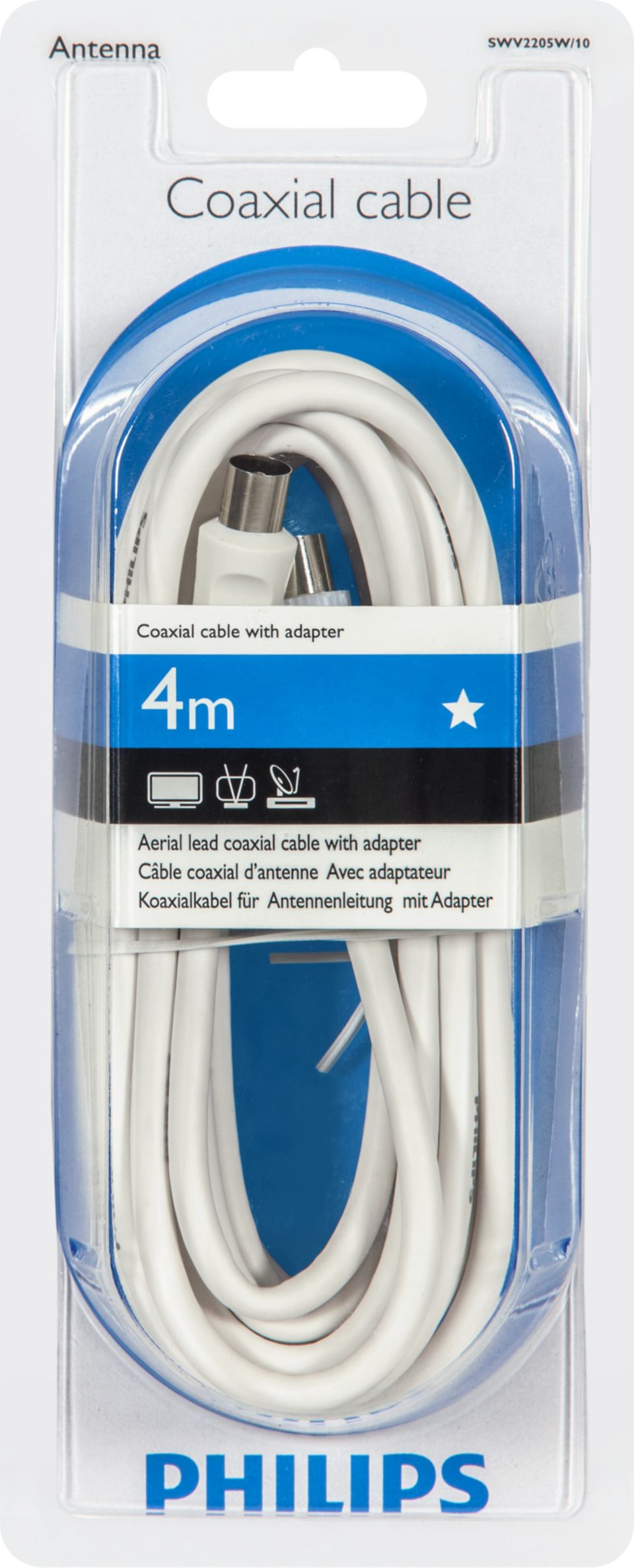 Cable coaxial SWV2205W/10