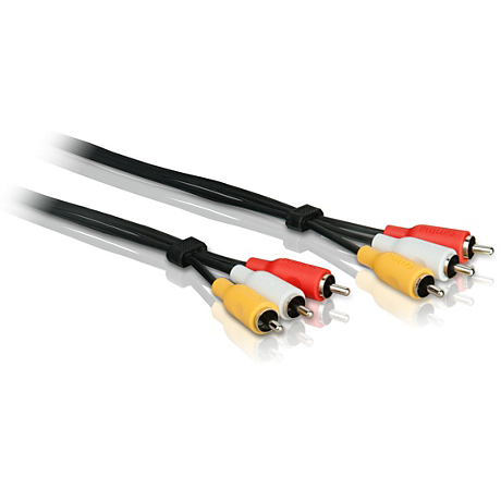 SWV2532W/10  Composite A/V-kabel