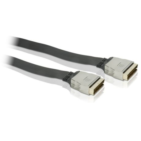 SWV3672W/10  Плоский кабель Scart