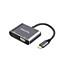 Premium USB-C to HDMI and VGA adaptor