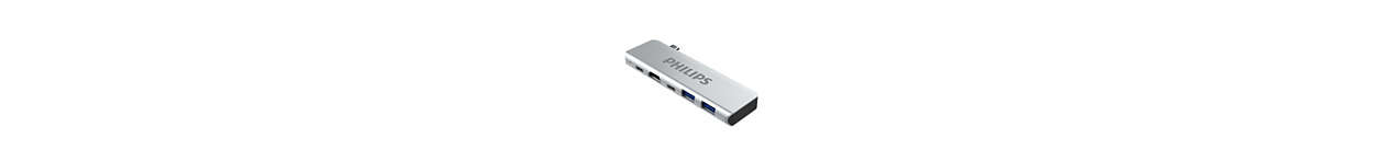 USB-C Hub expand to 5 mini ports