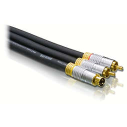 S-video/stereo audio cable