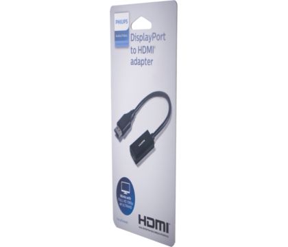 Philips Display Port to HDMI Adapter - Black