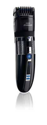 electric beard trimmer with vacuum