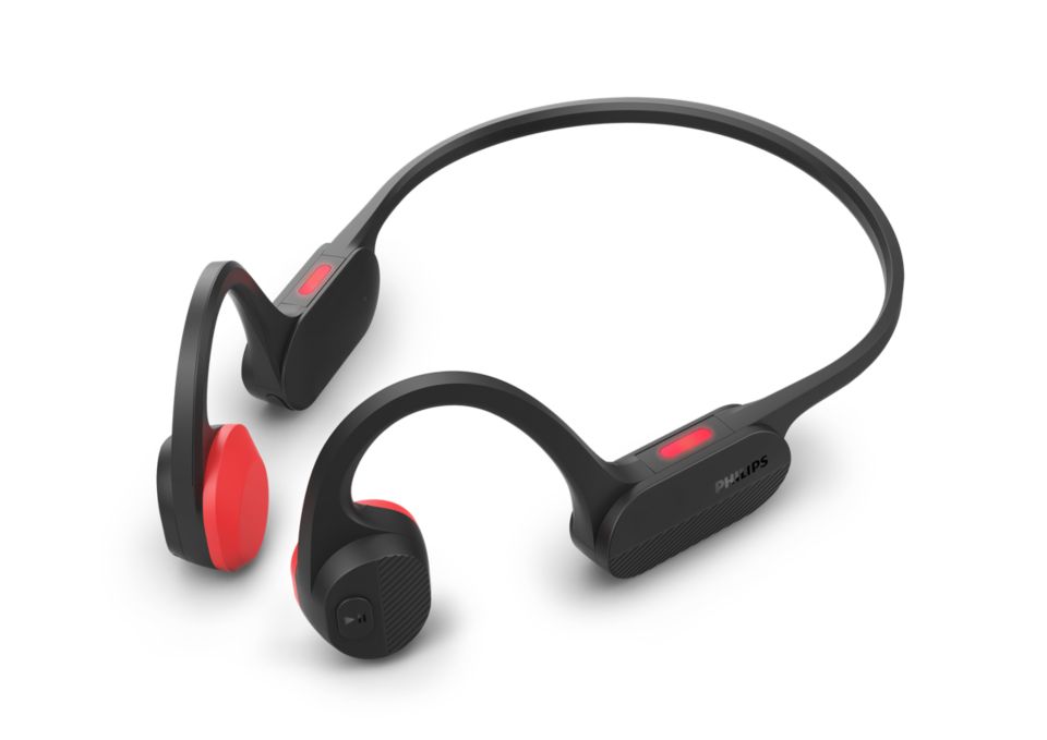 Trådlösa open-ear-sporthörlurar TAA5608BK/00 | Philips