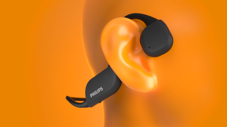 kanaal Egoïsme geleidelijk Draadloze open-ear-sporthoofdtelefoon TAA6606BK/00 | Philips