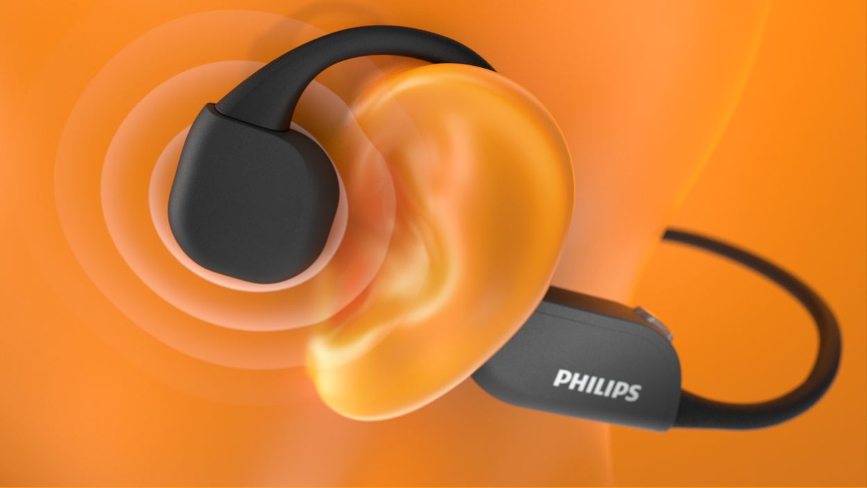 オープンイヤーワイヤレススポーツヘッドホン TAA6606BK/11 | Philips