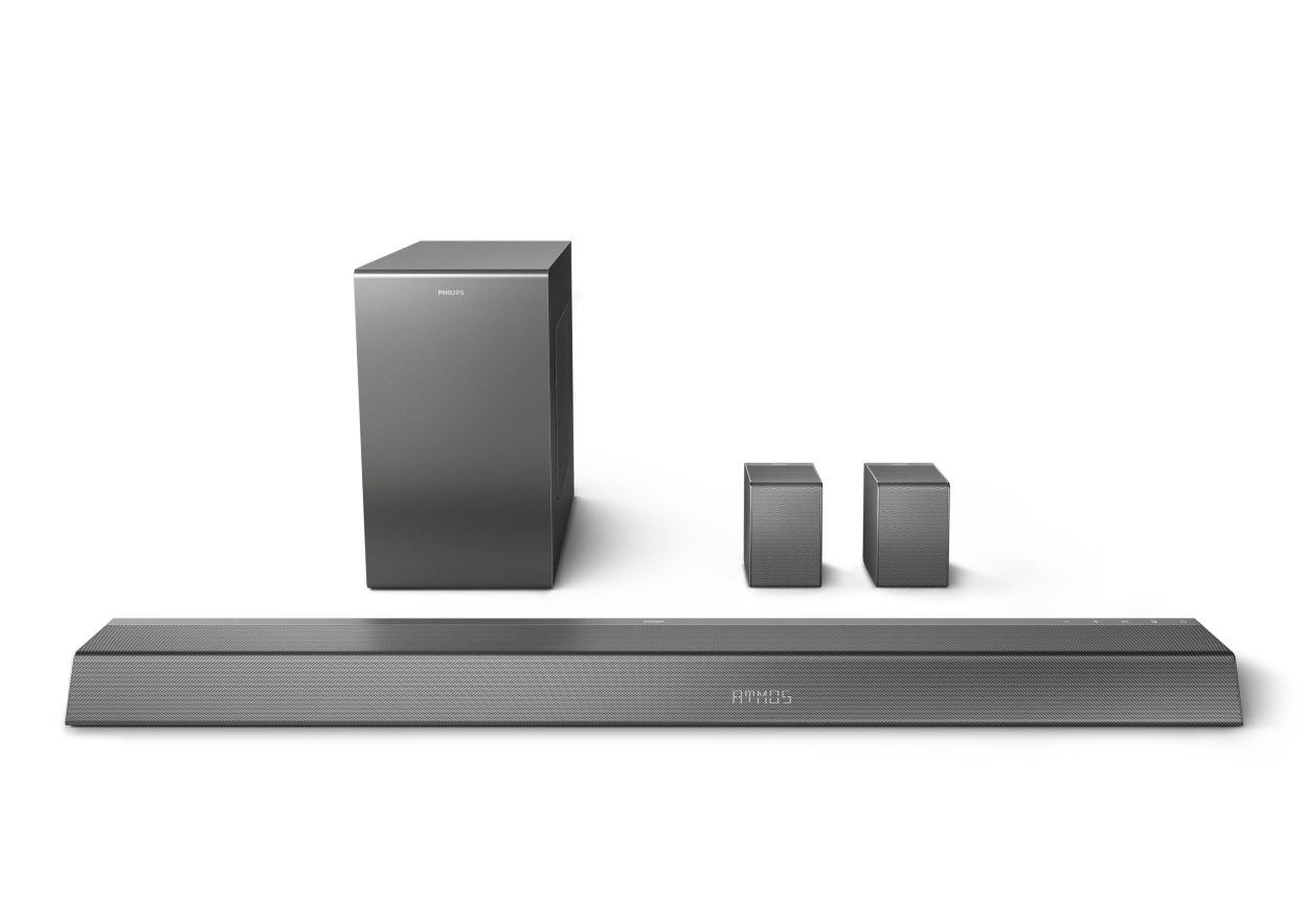 Kent helder Bliksem Soundbar 5.1.2 with wireless subwoofer TAB8967/37 | Philips