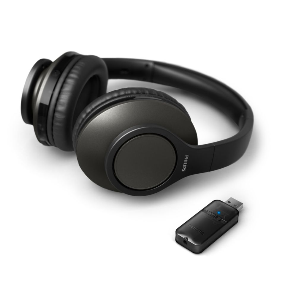 Wireless TV headphones TAH6206BK/00 Philips
