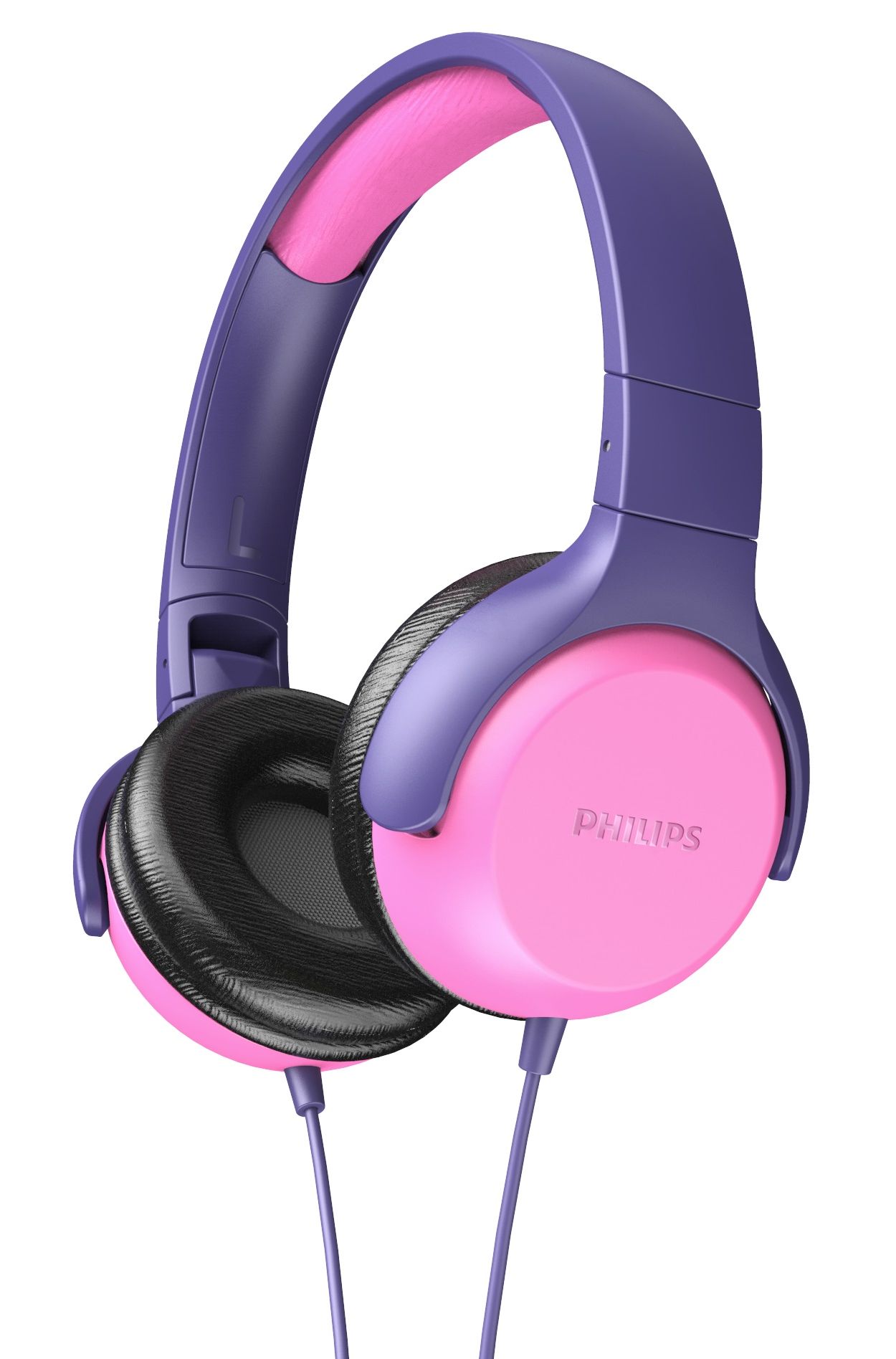 Cuffie Philips UH201BK/00 Pieghevoli - Con Microfono E Cavo Da 1.2 Metri (Nero) - Foto 5