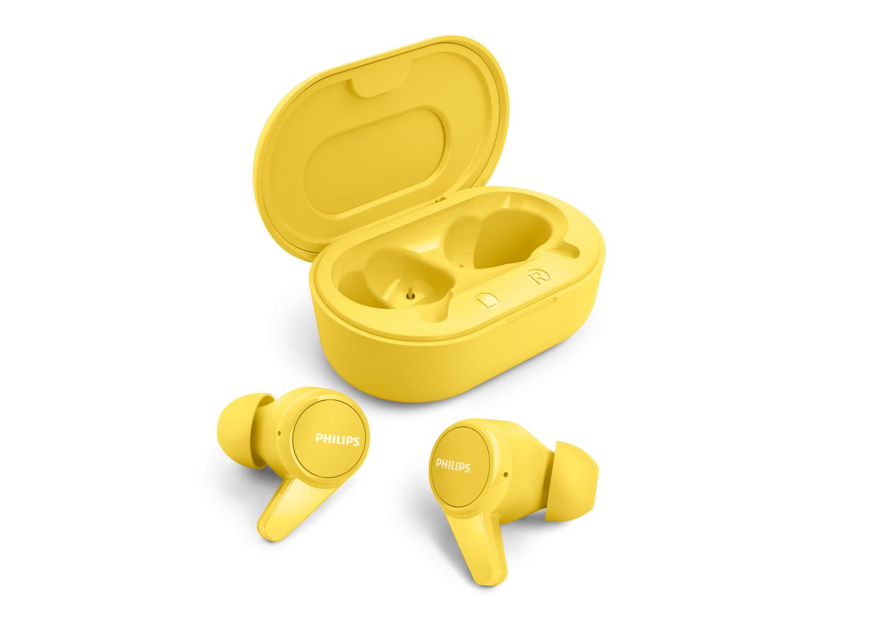 Yellow earbuds hot sale