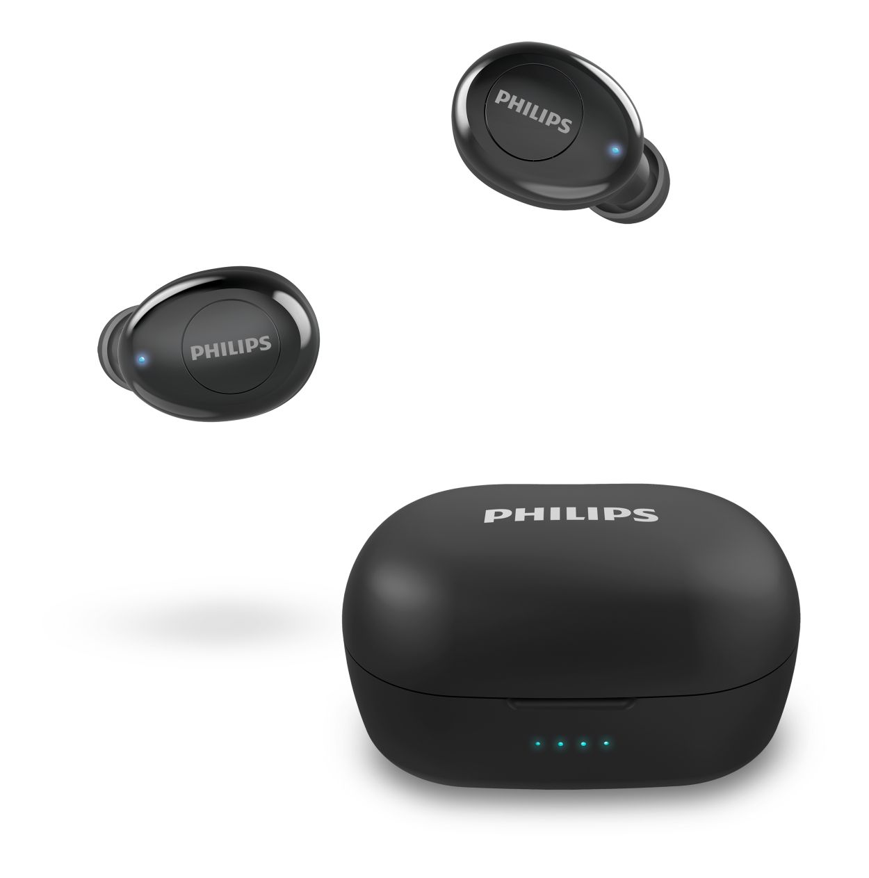 سماعات الرأس اللاسلكية بالكامل والمثبّتة في الأذن TAT2205BK/00 Philips