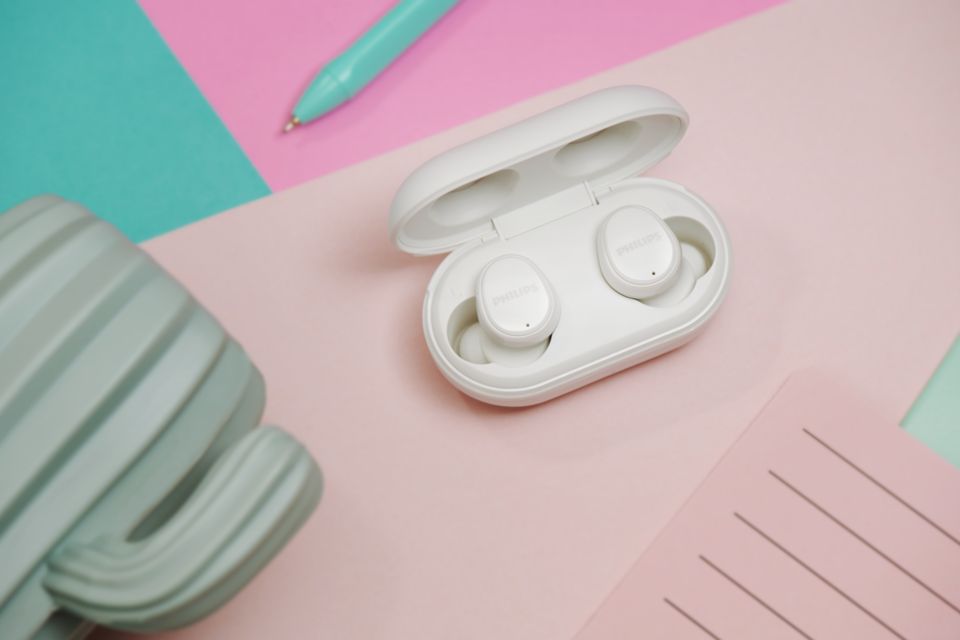 Écouteurs Sans Fil Airpods PHILIPS TAT4556WT - Beige