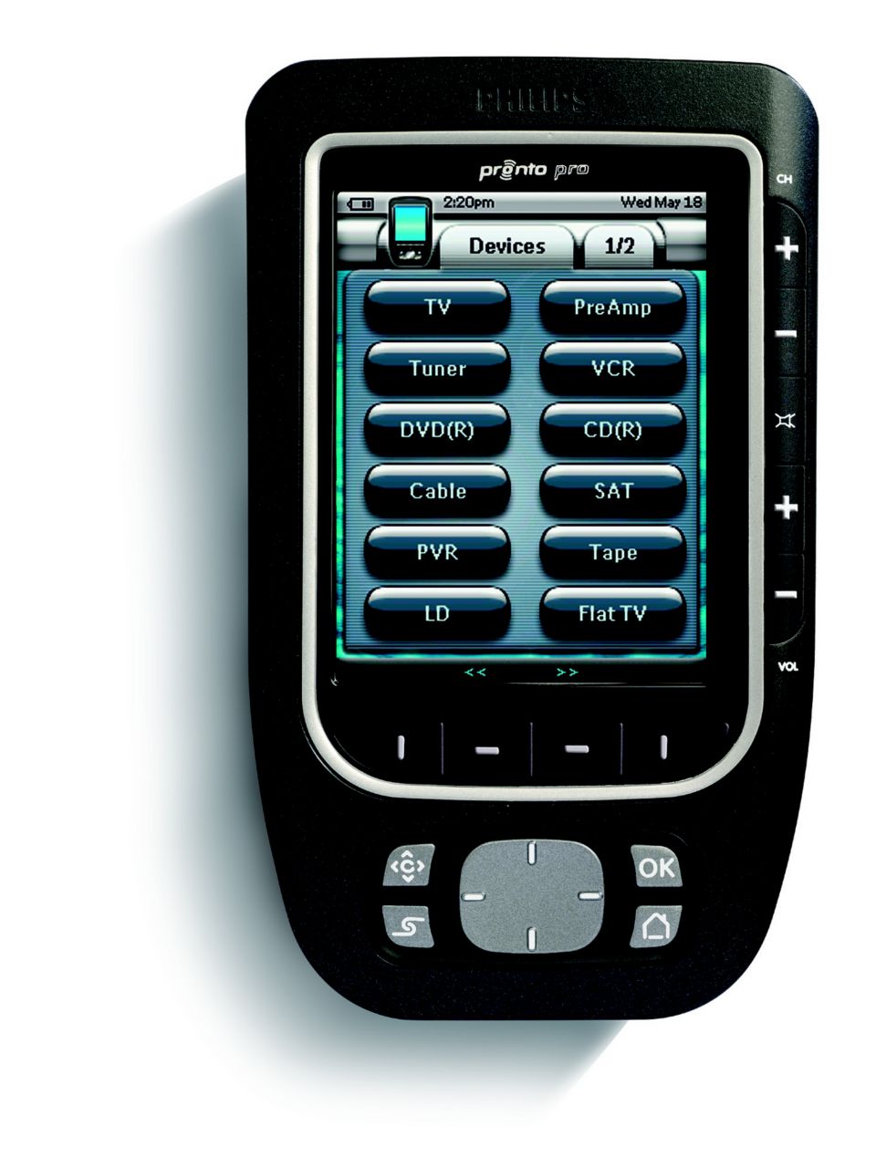 Pronto Home Theater Control Panel TSU7500/17 Philips