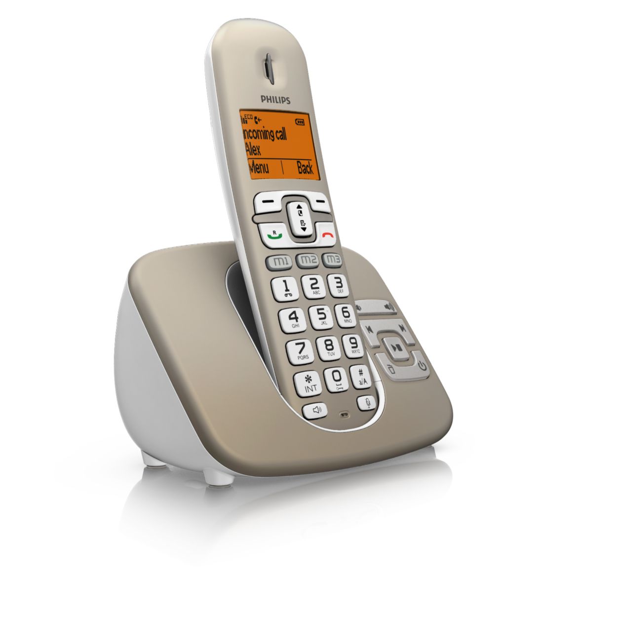 Philips Téléphone Fixe sans Fil avec répondeur XL4951S/38 : :  High-Tech