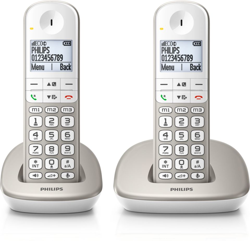 Informeer Vloeibaar Laatste Draadloze telefoon XL4902S/22 | Philips
