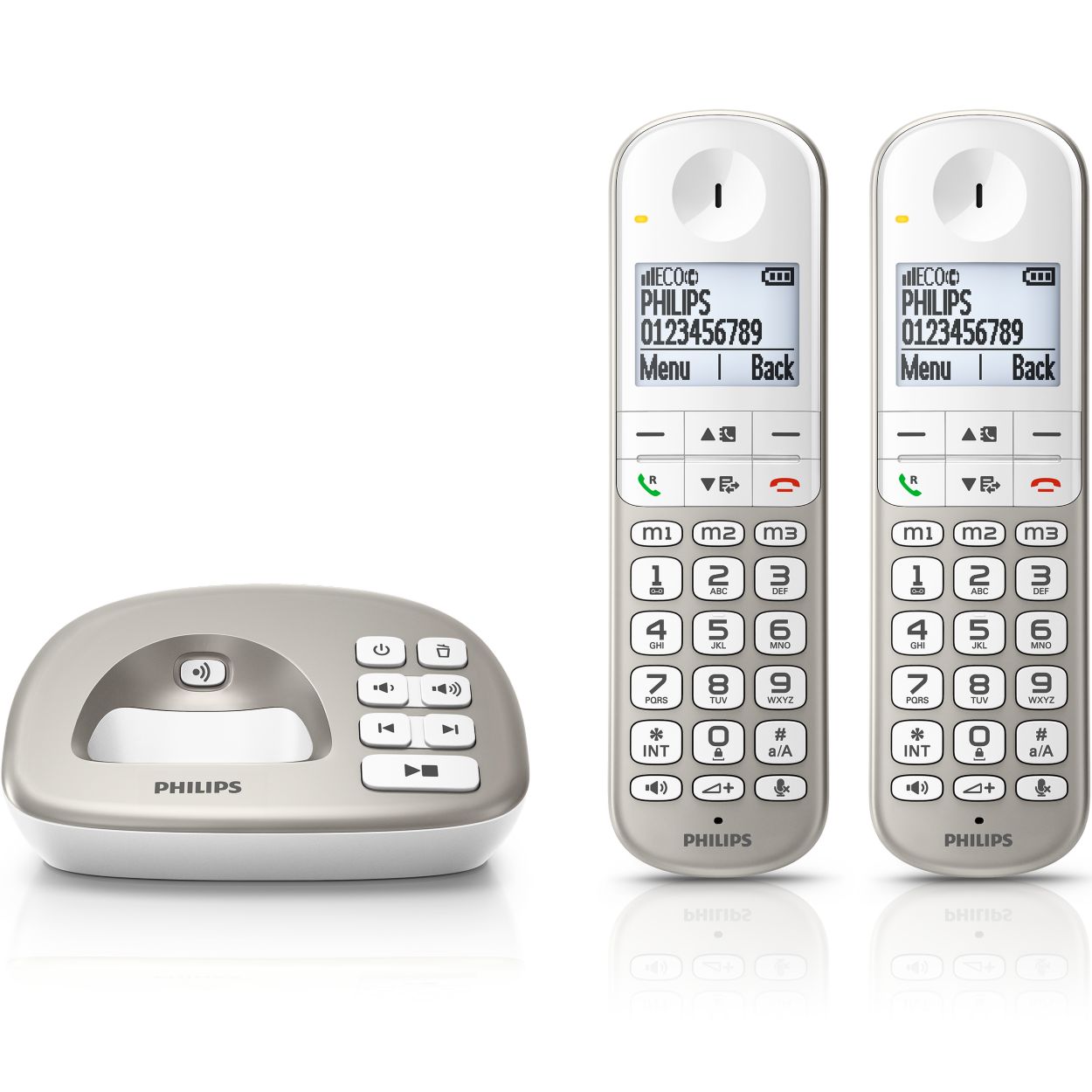 Philips Téléphone Fixe sans Fil avec répondeur XL4951S/38